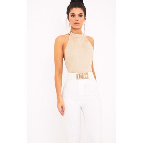 Urban Outfitters Tops - Beige Halter Neck Bodysuit NWT